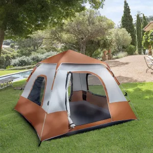 1 Person Patio Dome Tent, All-Weather Camping Tent, Easy Setup Portable Outdoor Tents with Dual-Way Zip and Carrying Bag, Windproof & Waterproof Heavy Duty Tents for Beach Hiking Travel,