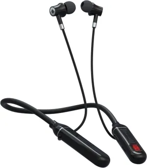 100 Hours Playtime Neckband Bluetooth Headphones with Digital Display, in Ear Wireless Earphones with Microphone, Game Mode, USB-C Fast Charging, for Workout Running Sport Work