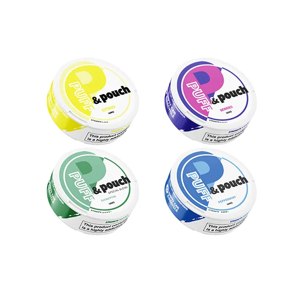 16mg Puff & Amp Pouch Nicotine Pouches - 20 Pouches