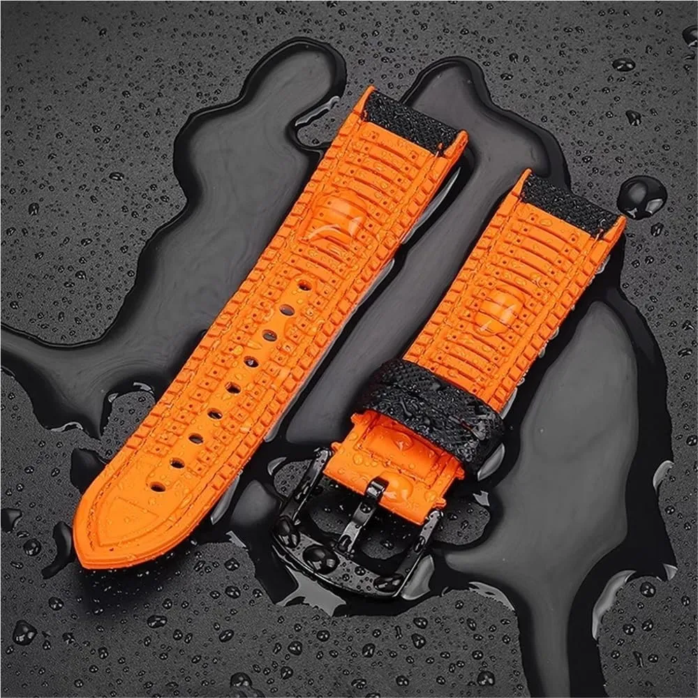 20mm 21mm 22 23 24mm Nylon Rubber For F1 Racing Car Diving Strap/Waterproof Strap(6)