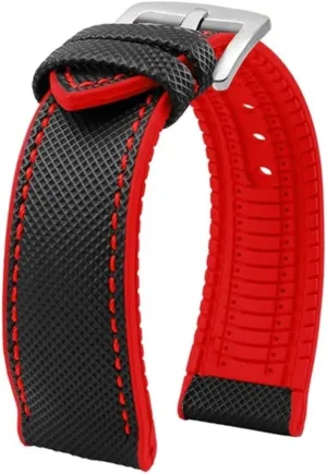 20mm 21mm 22 23 24mm Nylon Rubber For F1 Racing Car Diving Strap/Waterproof Strap(6)