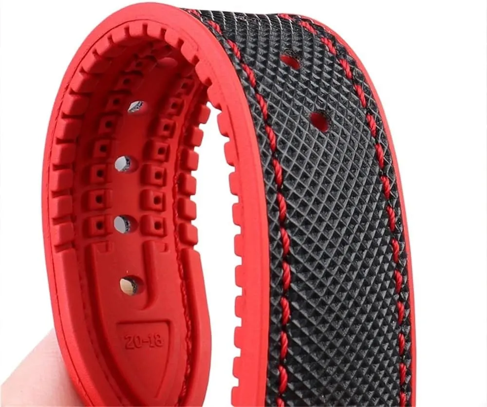 20mm 21mm 22 23 24mm Nylon Rubber For F1 Racing Car Diving Strap/Waterproof Strap(6)