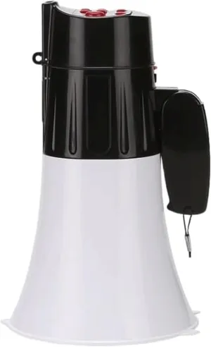 240 Seconds Recording Bullhorn SD Memory Card Readers Megaphone Speaker LED Lighting Portable Hand Megaphone