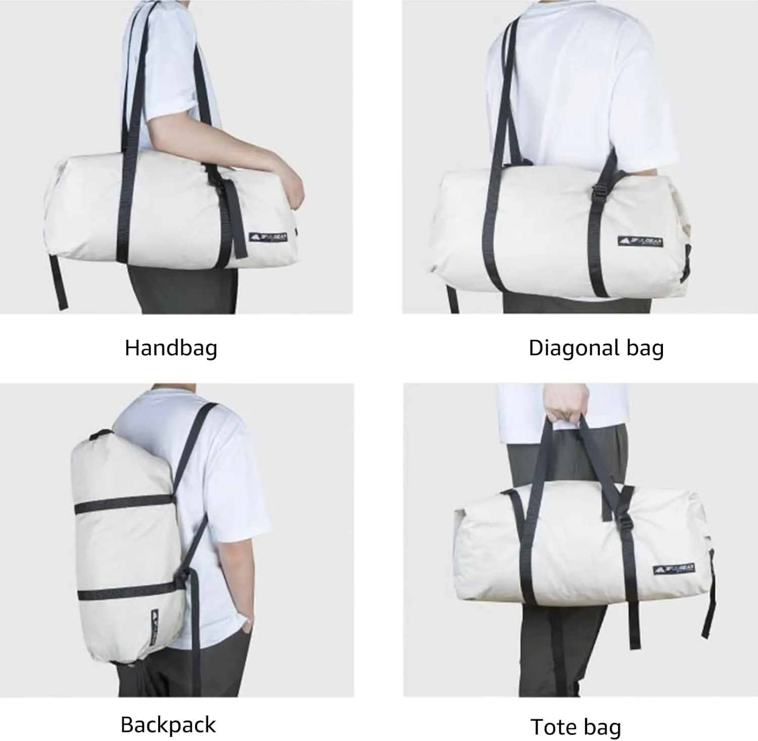 3F Camping Bag 35L/50L/73L Outdoor Satchel Fishing Hiking 210D Tote Backpack Waterproof Duffel Bag for Travel Daypack