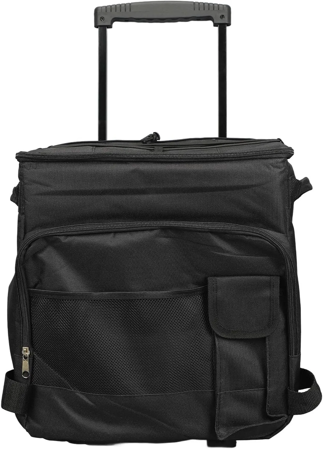 43L Rolling Cooler Bag for Beach and Outdoor, Oxford Cloth, Portable Cooler, Insulated Food Storage for Camping and Picnic