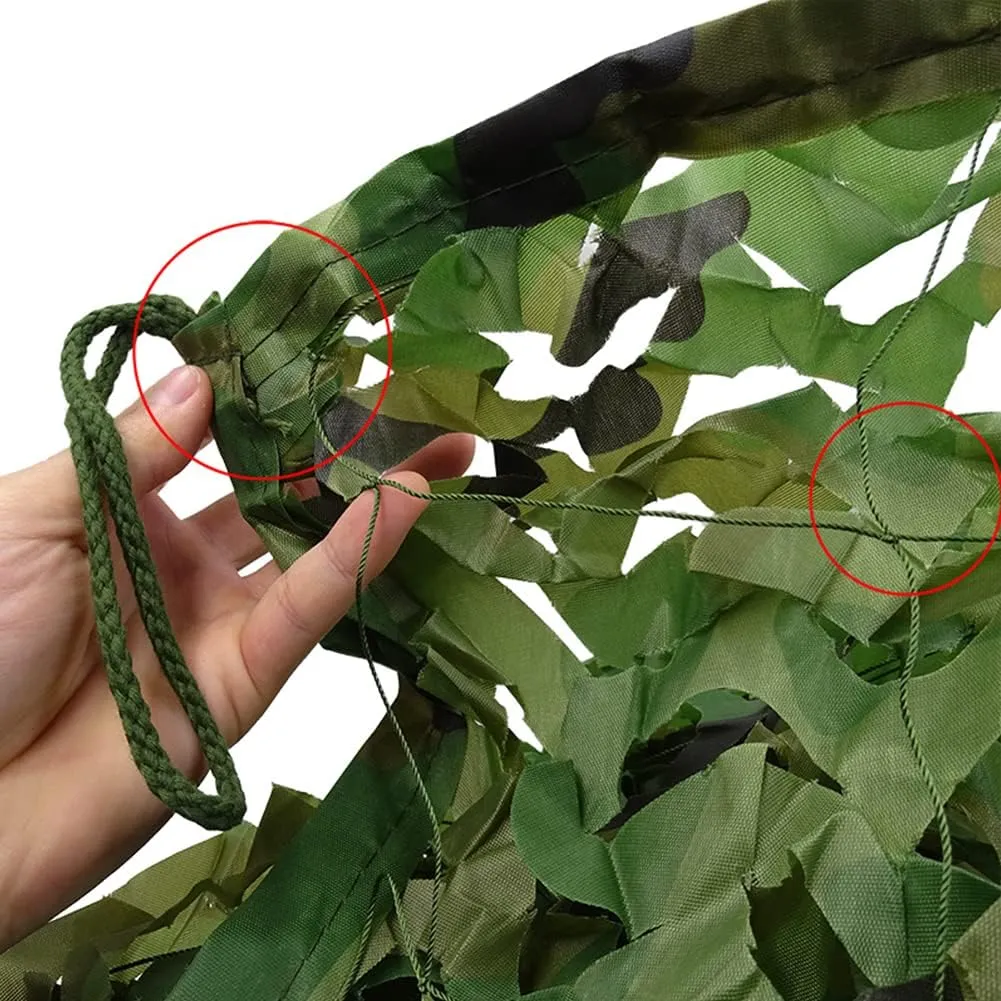 4x6m 3x5m Military Camouflage Net Camo Netting Army Nets Shade Mesh Hunting Garden Car Outdoor Camping Sun Shelter Tent 3x5m Green