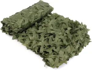 4x6m 3x5m Military Camouflage Net Camo Netting Army Nets Shade Mesh Hunting Garden Car Outdoor Camping Sun Shelter Tent 3x5m Green