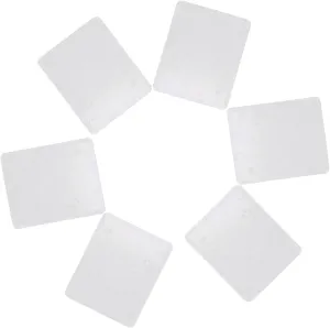 50pcs Card Protectors Scratch Photo Cards Covers Transparent Sleeves for Id Business and for Staff Students Collectors