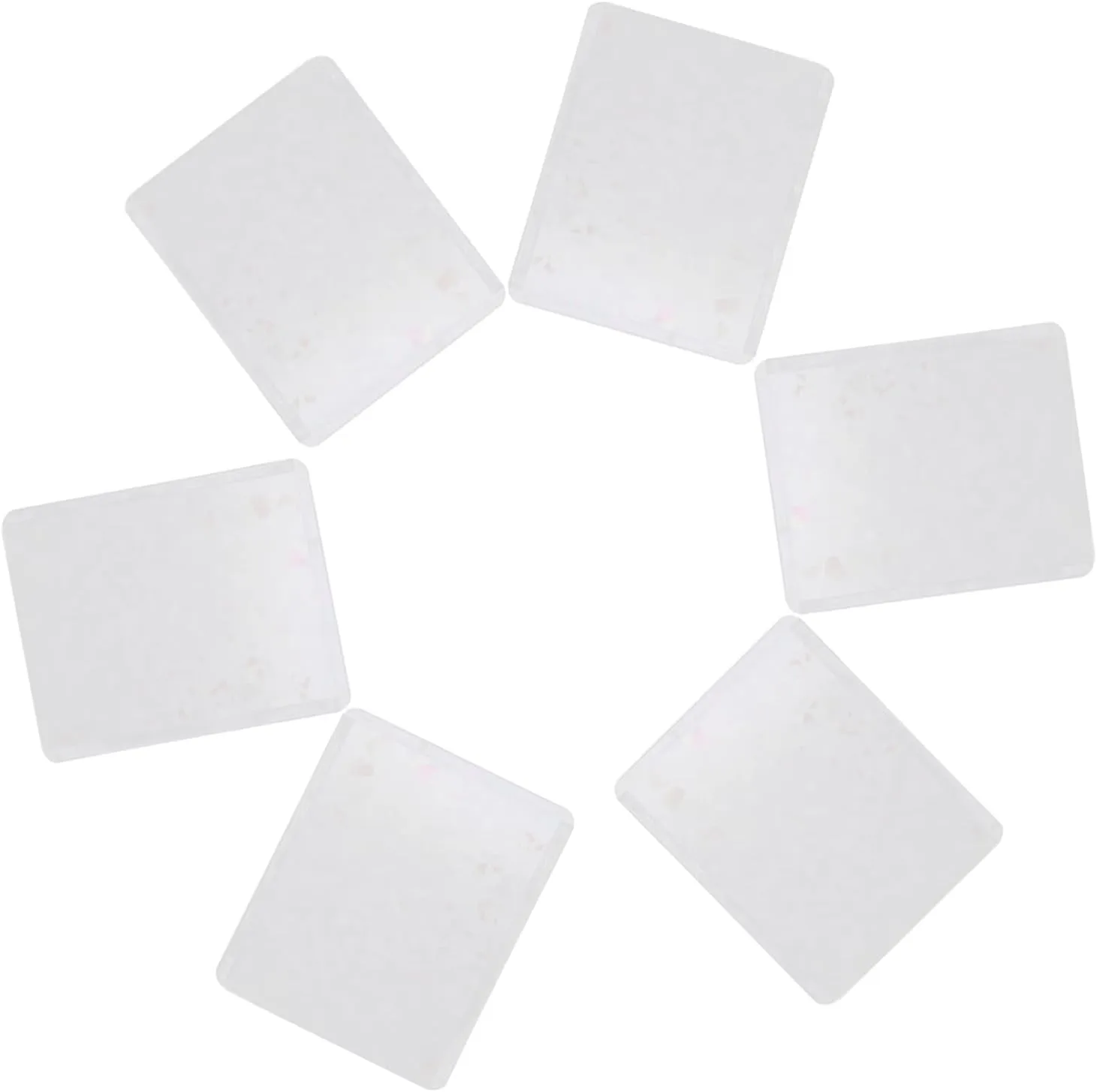 50pcs Card Protectors Scratch Photo Cards Covers Transparent Sleeves for Id Business and for Staff Students Collectors