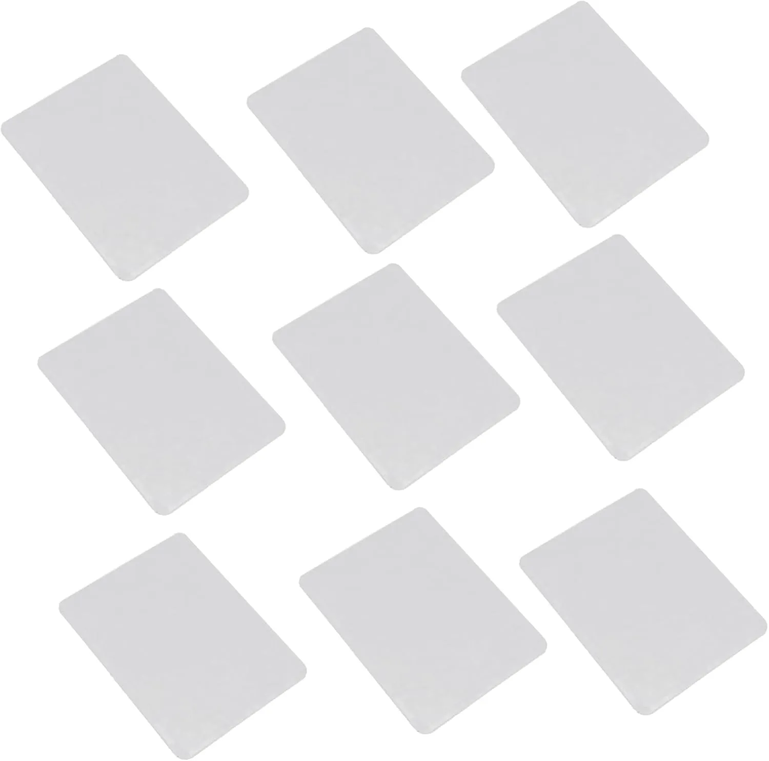 50pcs Transparent Card Sleeves Sturdy Protective Covers for Game Cards Photos Lightweight Compact for Organizing Collectibles