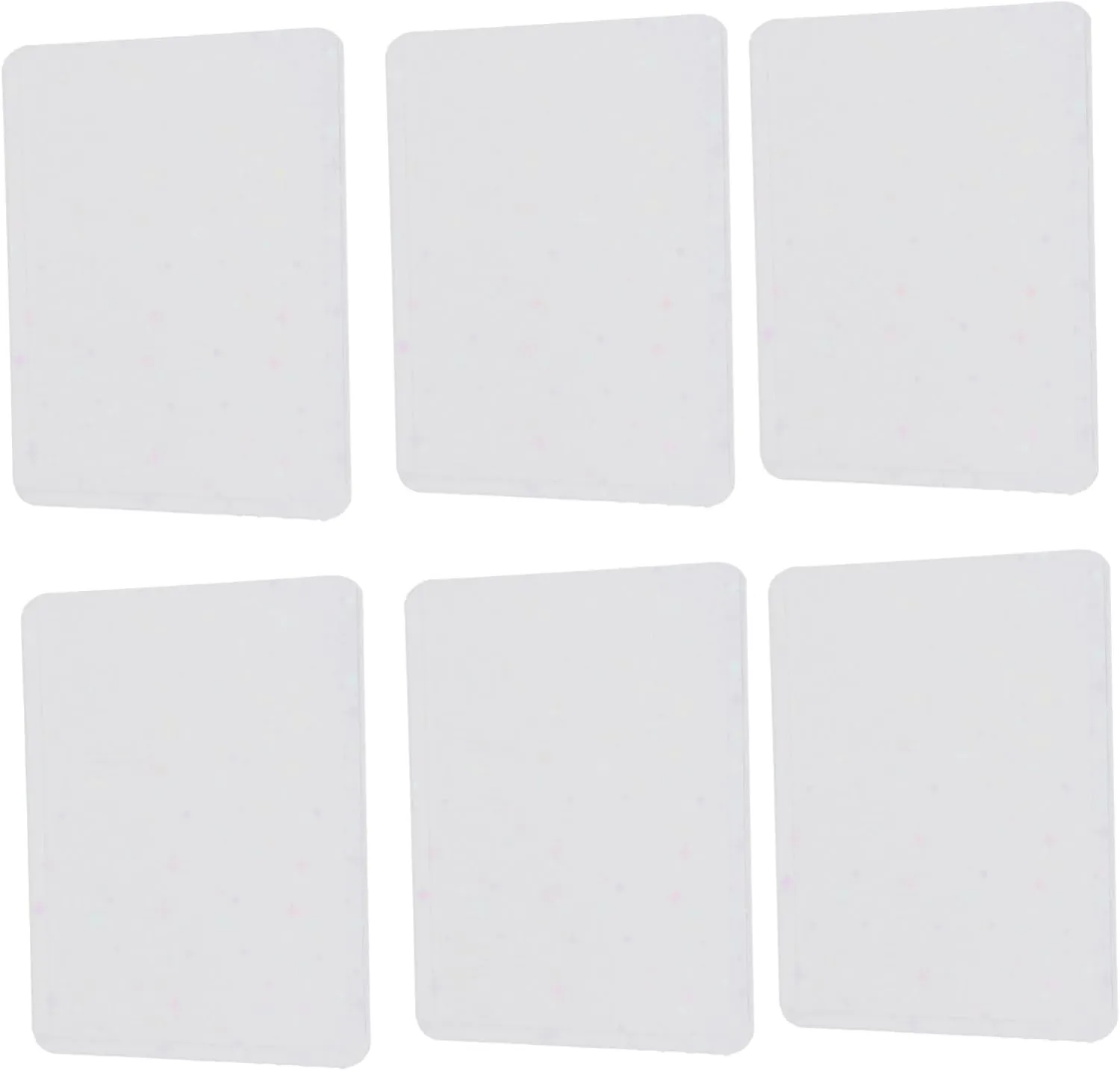 50pcs Transparent Heart Card Sleeves Sturdy Protective Covers for Trading Cards Game Pictures Photos Collectibles Tear Resistant Design