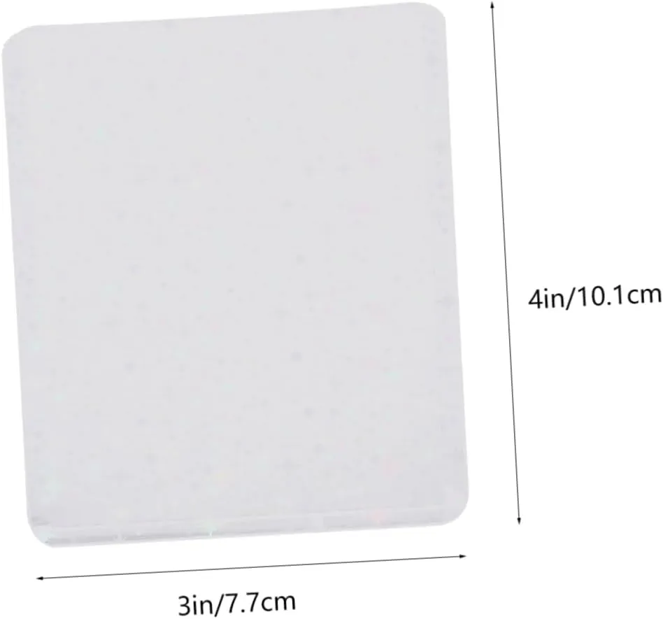 50pcs Transparent Heart Card Sleeves Sturdy Protective Covers for Trading Cards Game Pictures Photos Collectibles Tear Resistant Design