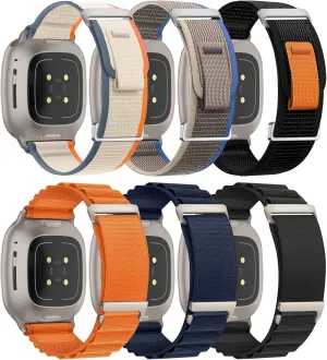 6 Pack Sport Band Compatible with Apple Watch Ultra 2 Band 49mm 46mm 45mm 44mm 42mm for Men Women, Breathable Nylon Trail Loop and Alpine Loop for iWatch Ultra Ultra 2 Serie 10 9 8 7 6 SE 5 4 3