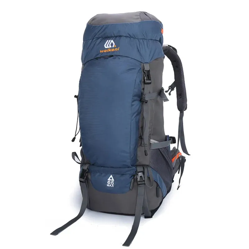 65L Waterproof Camping Backpack - Large Capacity Outdoor Climbing and Hiking Bag for Mountaineering and Trekking