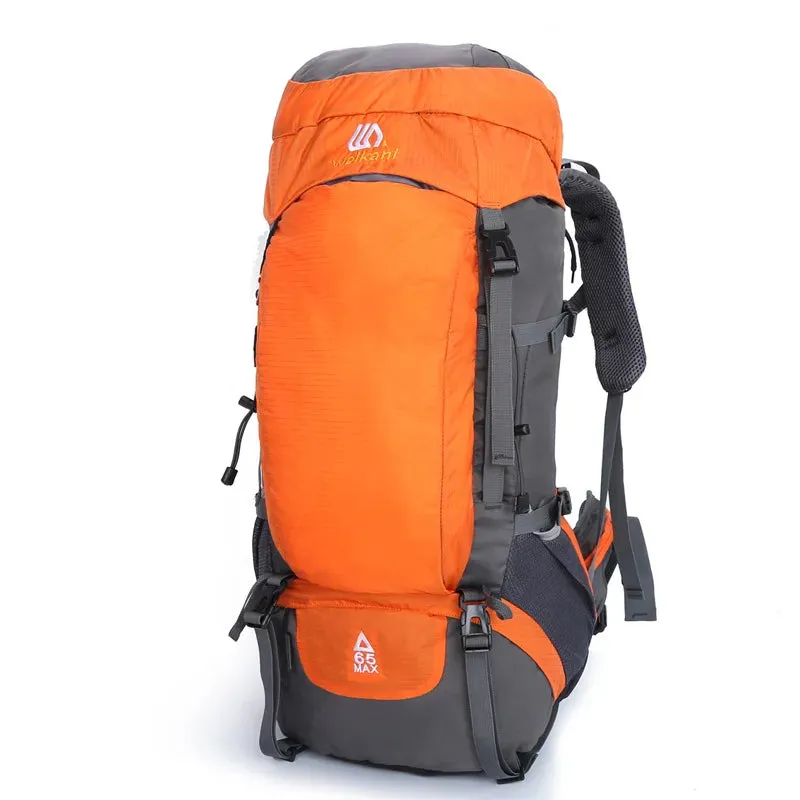 65L Waterproof Camping Backpack - Large Capacity Outdoor Climbing and Hiking Bag for Mountaineering and Trekking