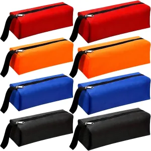8-Piece Waterproof Zippered Tool Pouch Set