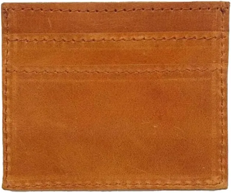 ABLE Clothing Alem Leather Credit Card Wallet for Women, Small,Slim,Minimalist Compact Wallet with Separate Card and Cash Slots (Cognac)