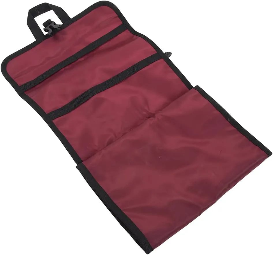 Adjustable High Strength Climbing Storage Bag, Red Nylon Outdoor Rock Ice Mountaineering Equipment Quick Hanging Pouch for Basic Exploratory Heading with Targeted Design