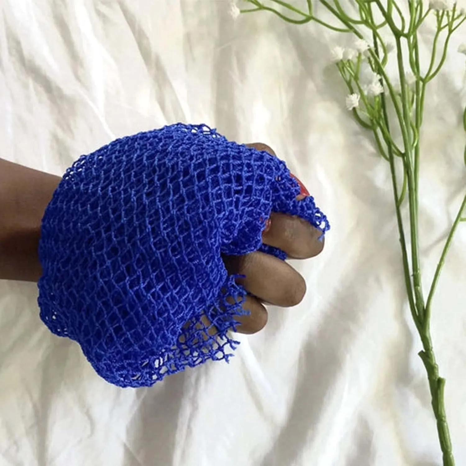 Afro Scrub African Net Sponge, African Bath Sponge, African Exfoliating Net Sponge, African Net Long Net Bath Sponge Shower Body Scrubber, Back Scrubber Skin Smoother,Great for Daily Use (2Pcs-D)