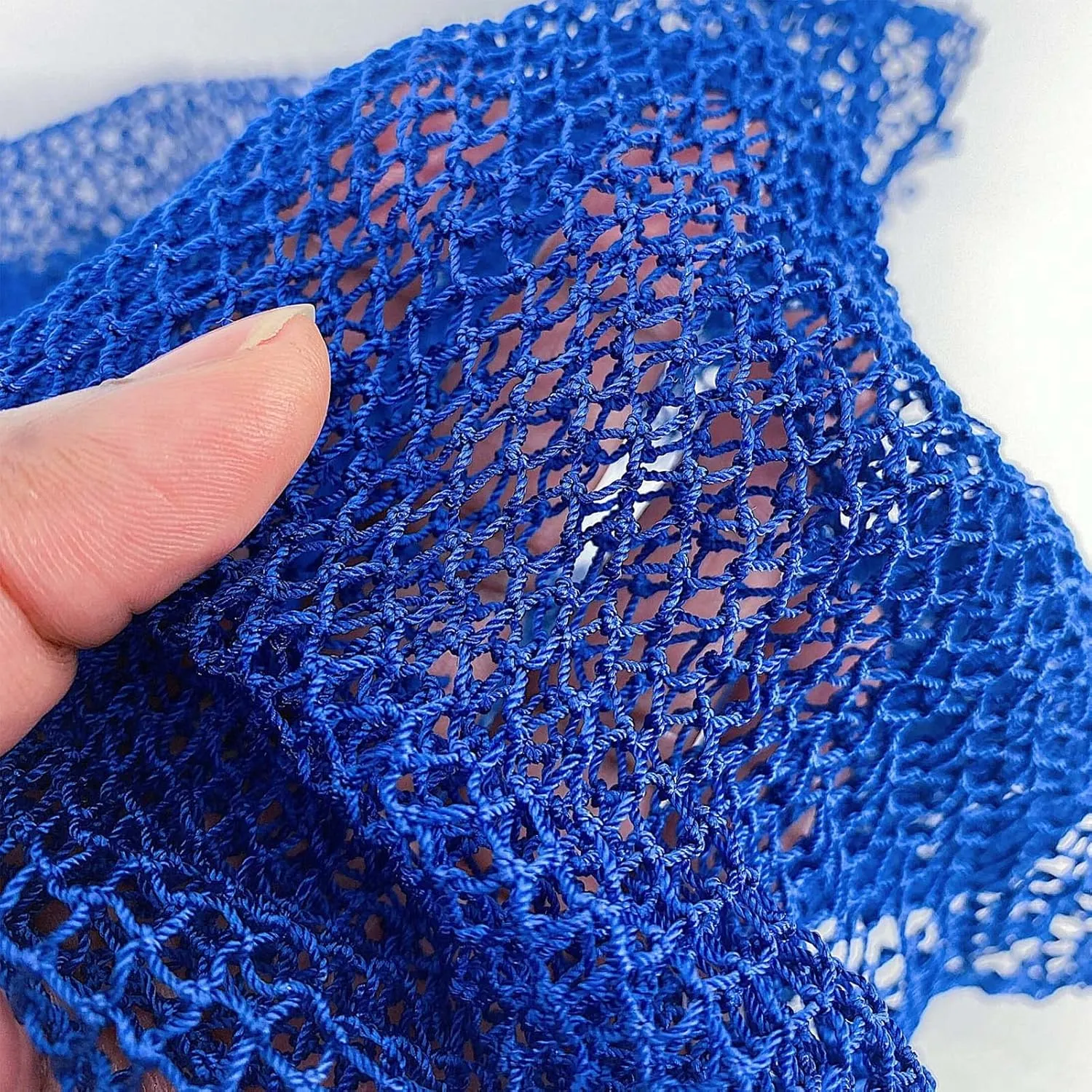 Afro Scrub African Net Sponge, African Bath Sponge, African Exfoliating Net Sponge, African Net Long Net Bath Sponge Shower Body Scrubber, Back Scrubber Skin Smoother,Great for Daily Use (2Pcs-D)