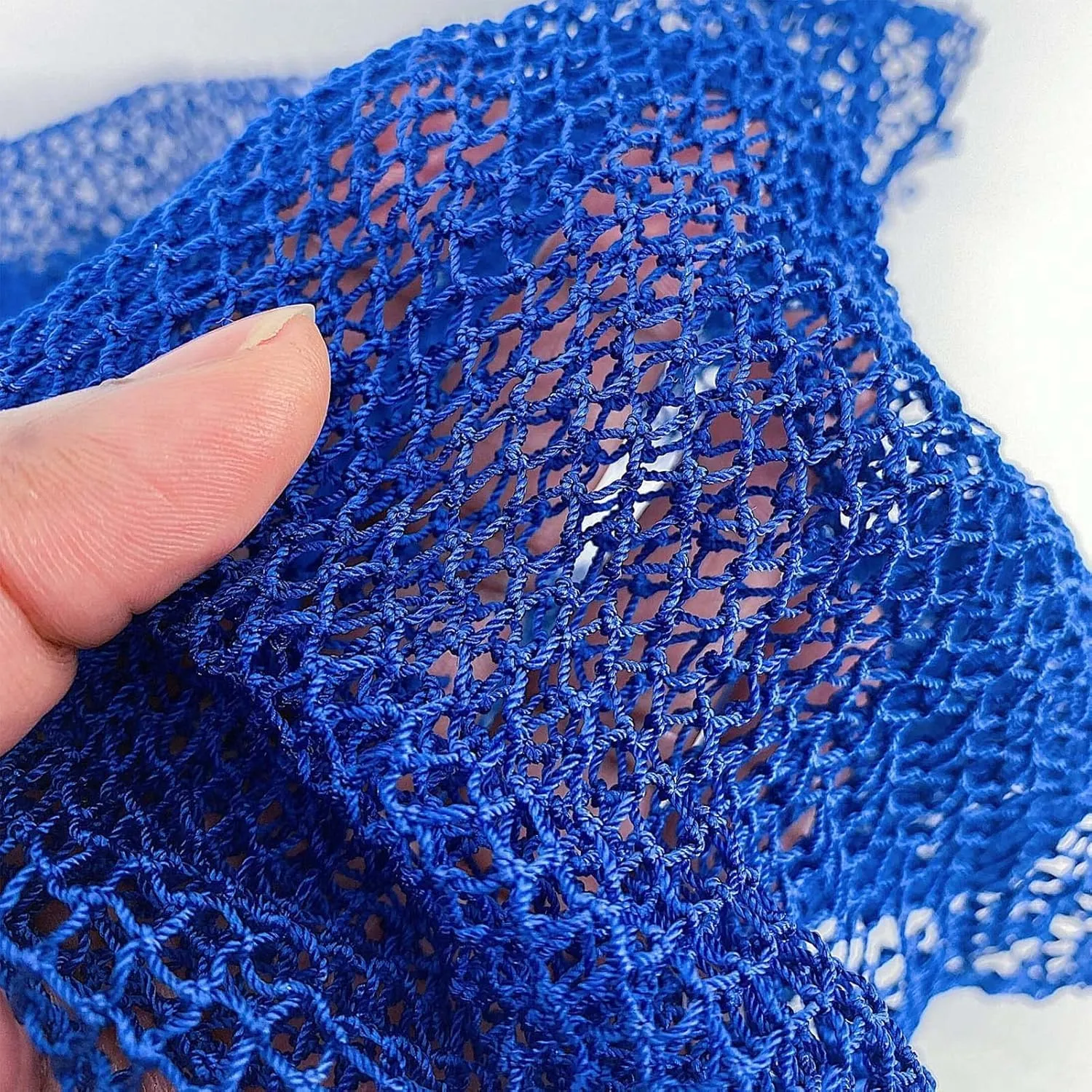 Afroscrub African Exfoliating Net Sponge - Afro Scrub Body Scrubber for Bath & Shower, Exfoliating Washcloth for Daily Use, Premium Bath Sponge (3 Pcs-D)