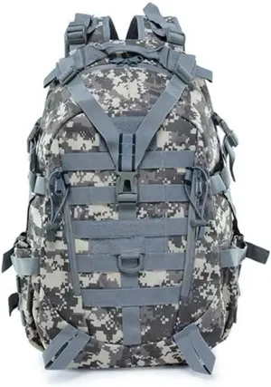 aiGear Tactical Backpack for Men, 25L Military Backpack, 3-Day Bug Out Bag for Camping Hiking Hunting with Molle System Army Daypack (25L ACU)