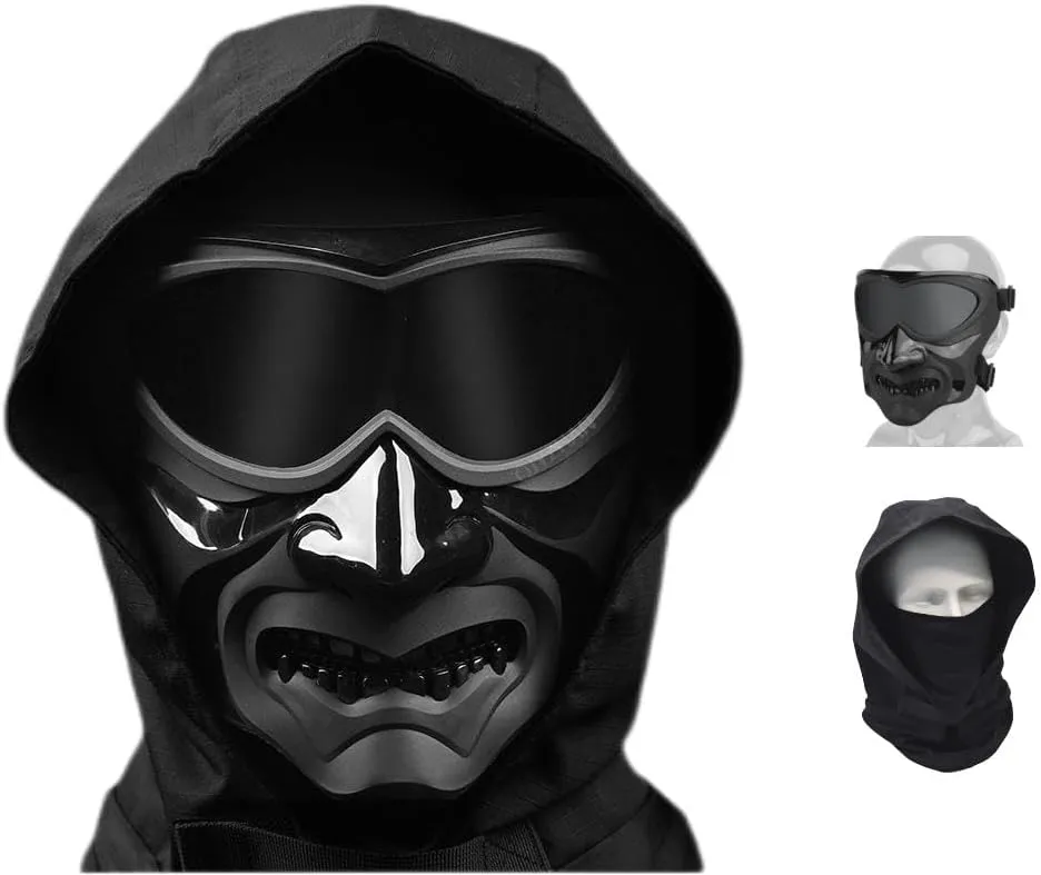 Airsoft Mask Balaclava Outdoor Sport Game Protective Mask, CS Cosplay Costumes Movie Shooting Halloween Skull Mask