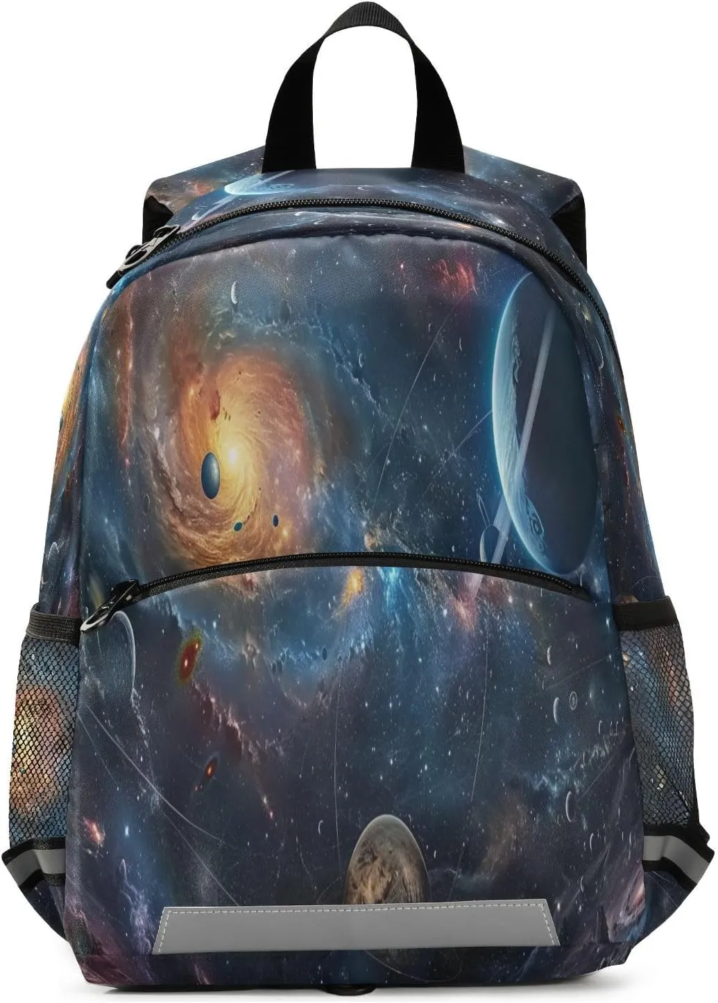 ALAZA Galaxy Space Universe Starry Sky Planets Toddler Backpack for Boys Girls Preschool Bag