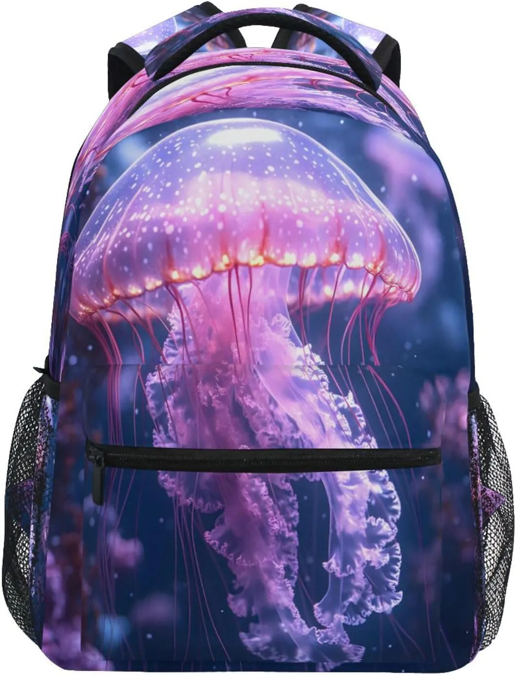 ALAZA Jellyfish Ocean Kids School Backpack for Boys Girls Teens Bookbag Travel Daypack Bag 16 inch