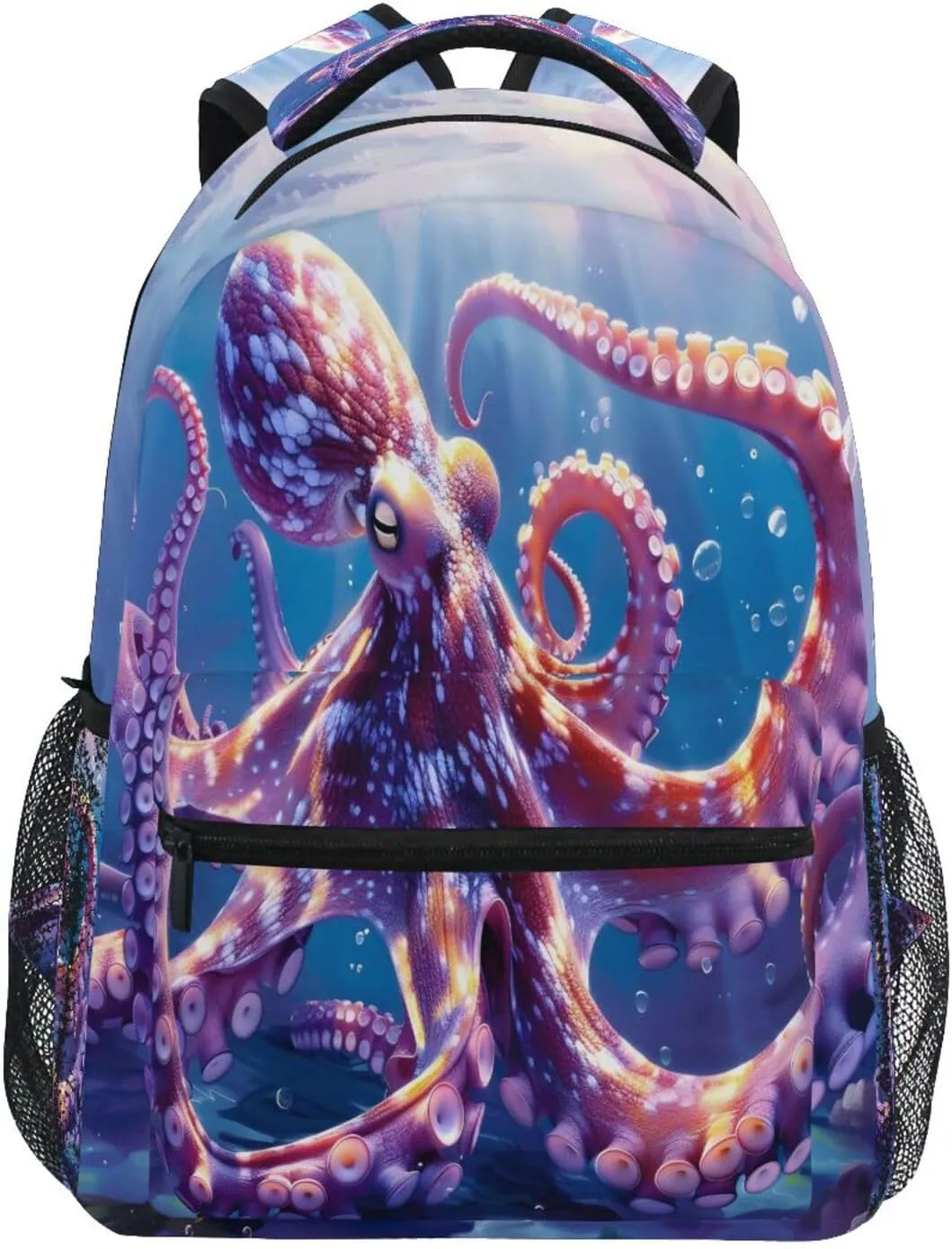 ALAZA Octopus Underwater Kids School Backpack for Boys Girls Teens Bookbag Travel Daypack Bag 16 inch