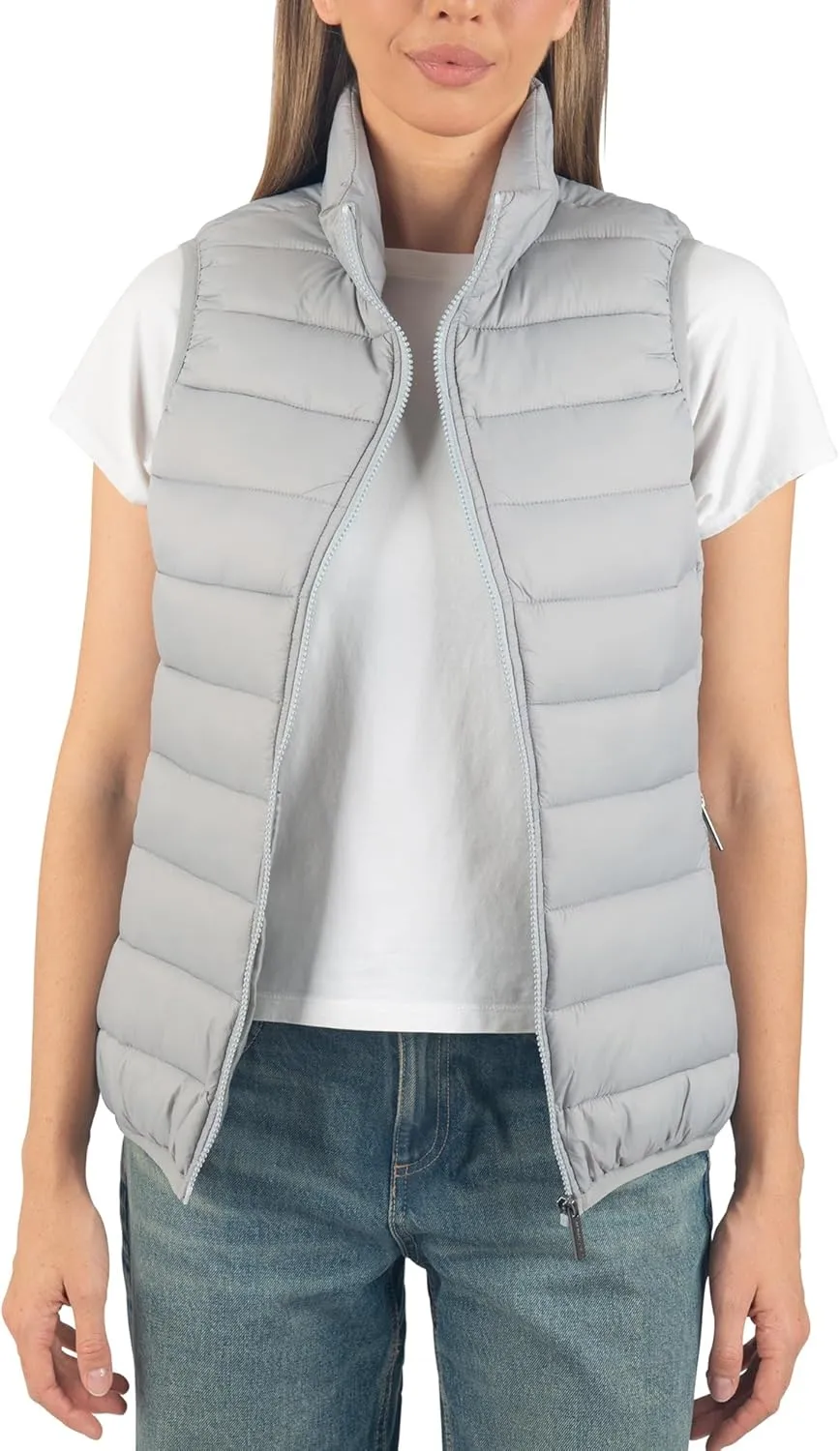 Alpine Swiss Jodie Womens Puffer Vest Lightweight Packable Down Alternative Vest Jacket