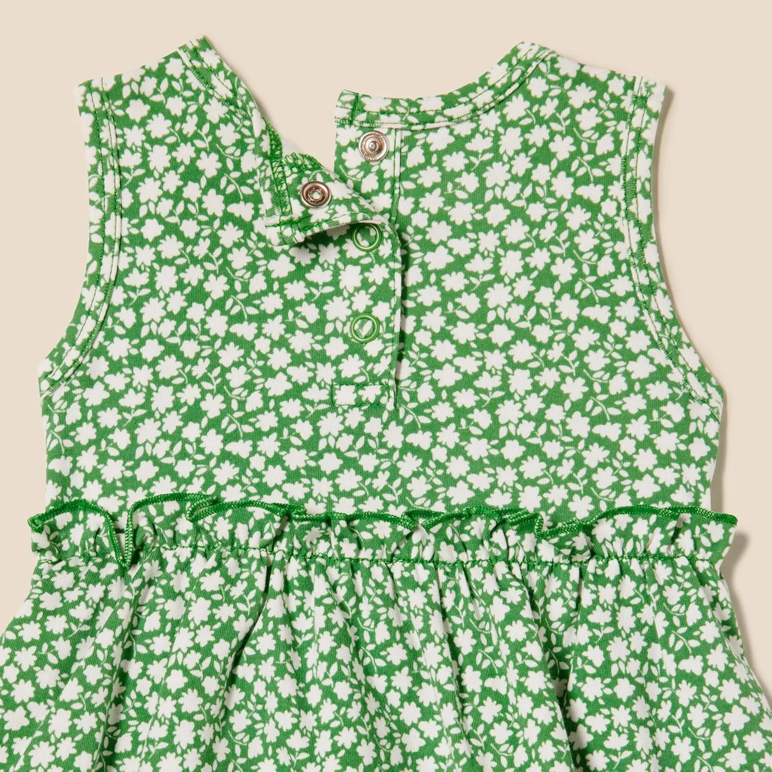 Amazon Essentials Baby Girls' Sleeveless Bodysuit Dress, Pack of 3