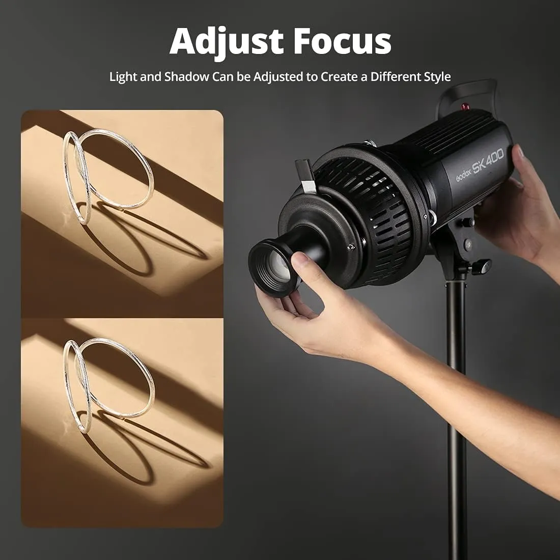AMBITFUL AL-16 Optical Focalize Condenser Beam Light Cylinder Optical Focalize Art Photography Light Cylinder (Elinchrom Mount)