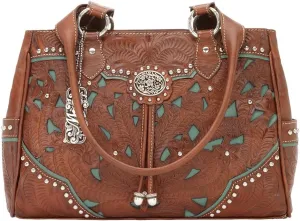 American West Lady Lace Multi Compartment Shoulder Bag