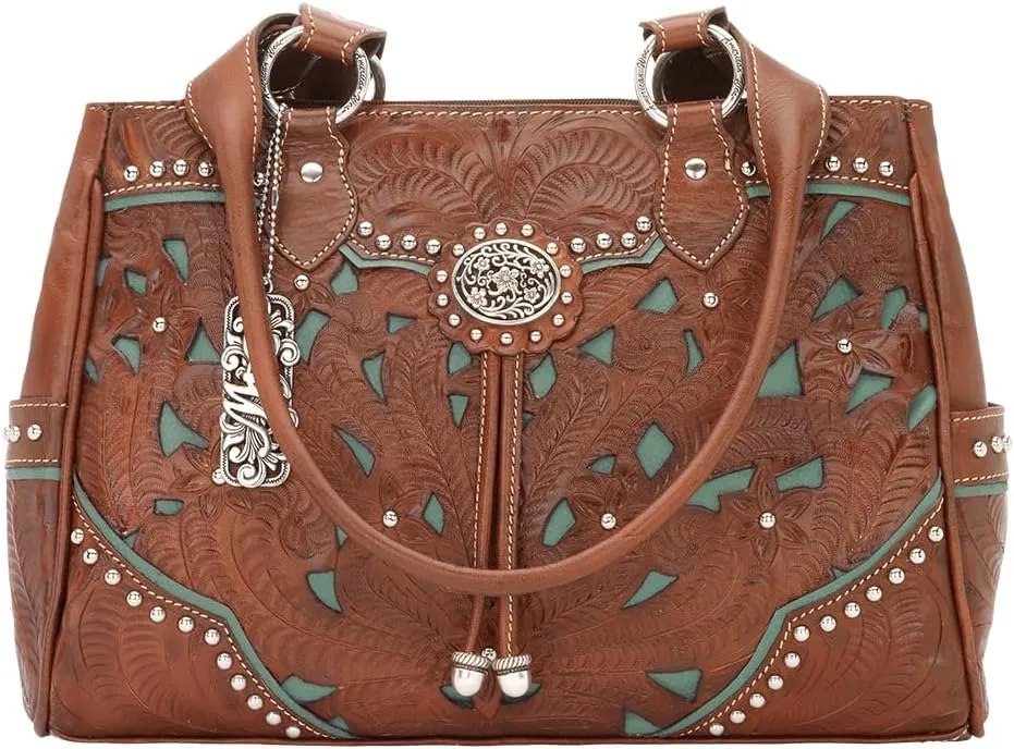 American West Lady Lace Multi Compartment Shoulder Bag