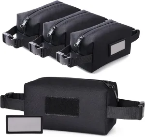 Ammo Bag, Casluhim Loose Ammo Pouch with Snap Handle & ID Patches, Ideal for Ammo Storage with Ammo Can and Box, Fit into or Hung on Range Bag, Rifle Bag