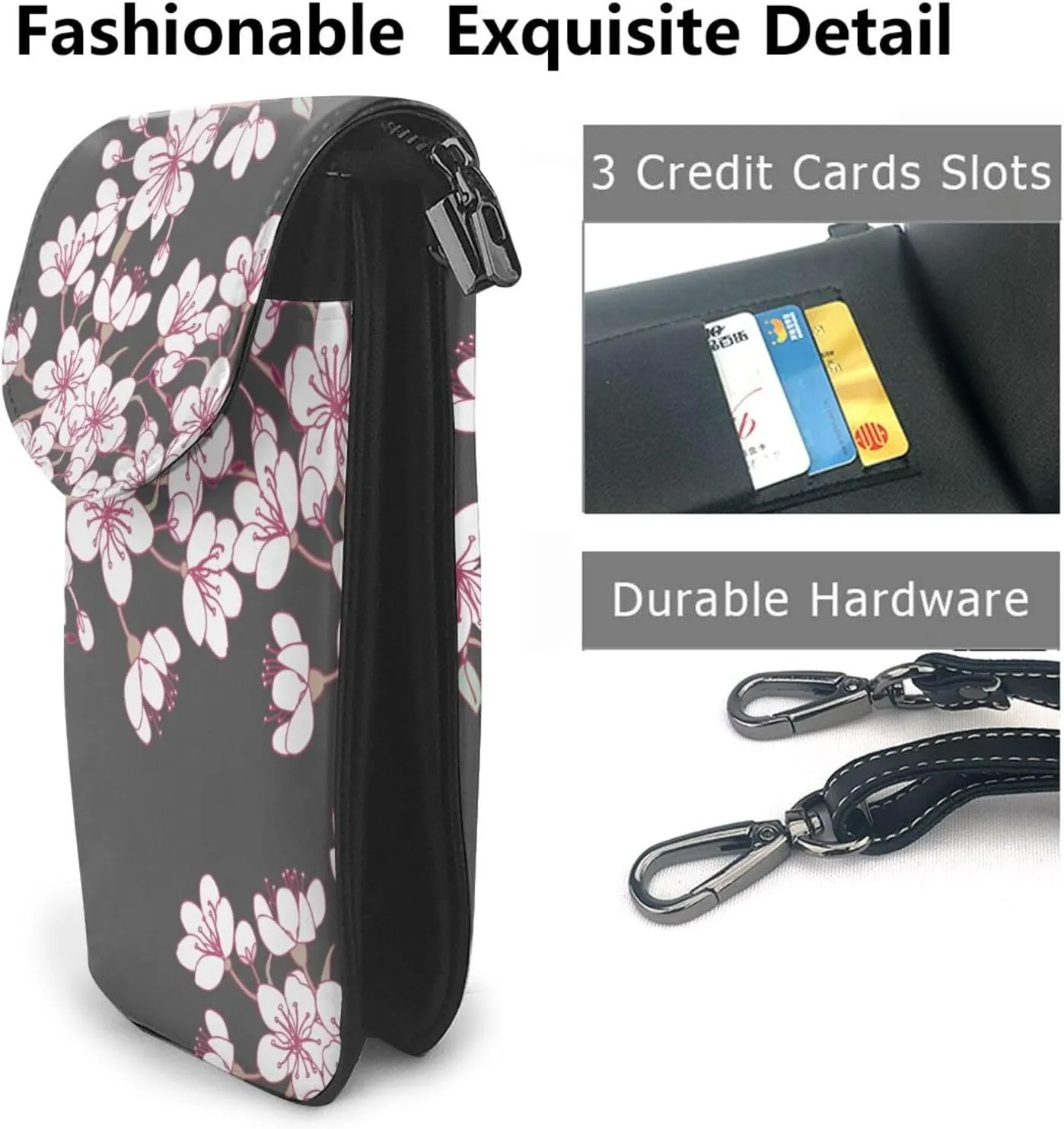 AMRANDOM Small Crossbody Bags for Women Cell Phone Purse Leather Wallet Handbags