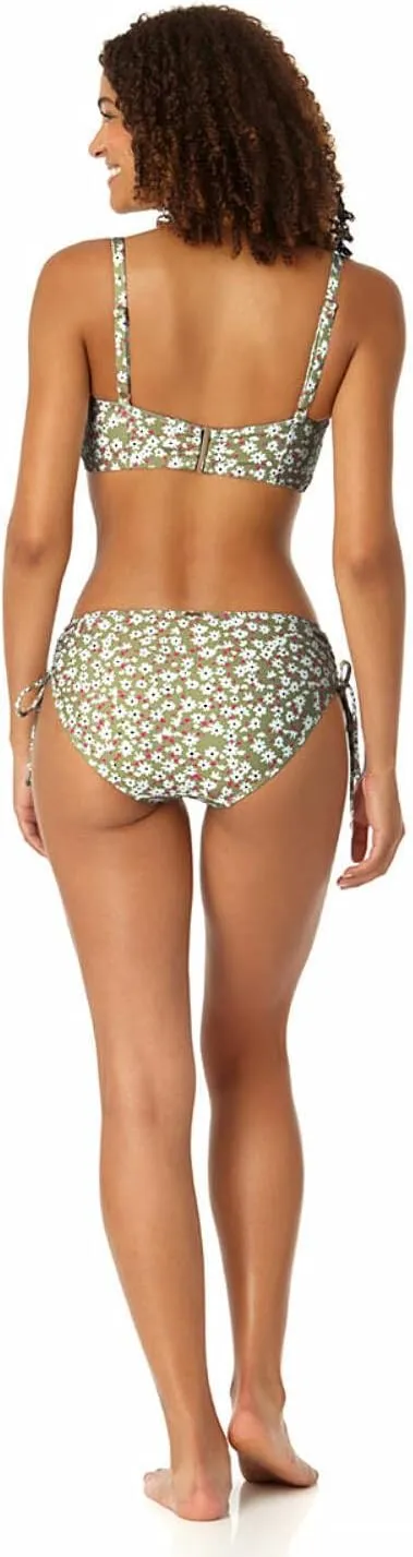 Anne Cole - Women's Center Cinch Bandeau Bikini Swim Top Multi / L