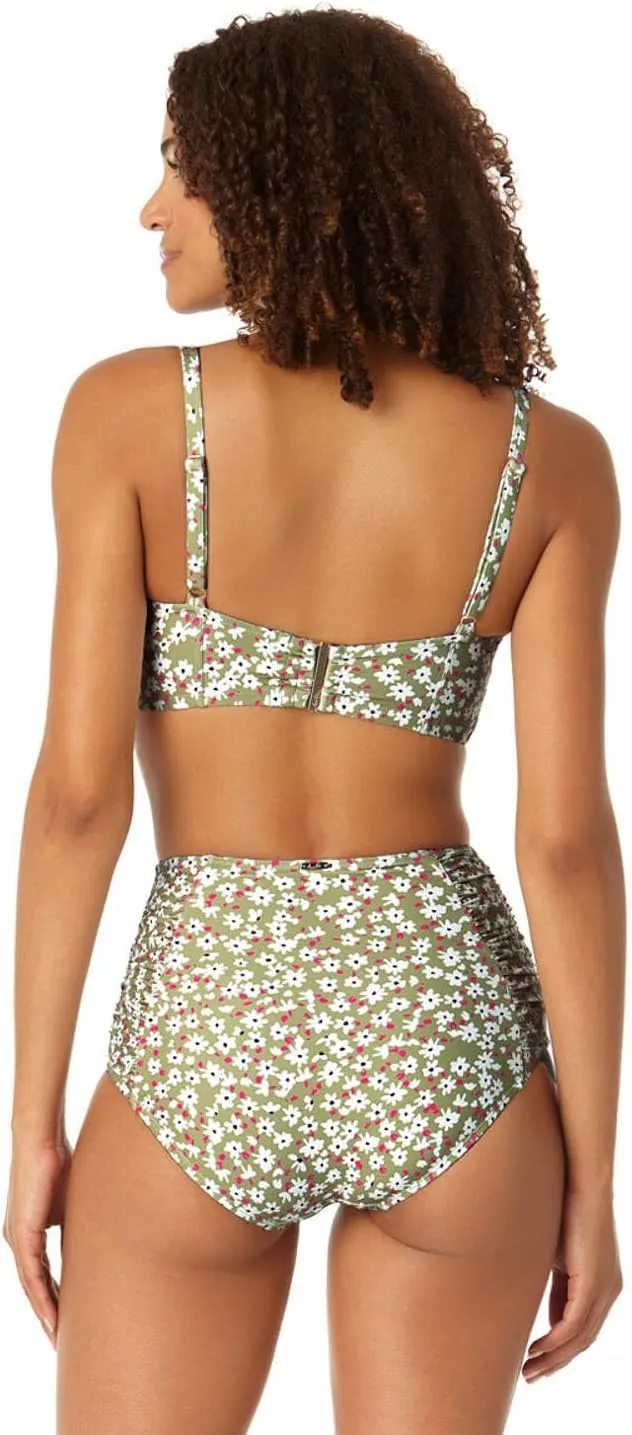 Anne Cole - Women's Center Cinch Bandeau Bikini Swim Top Multi / L