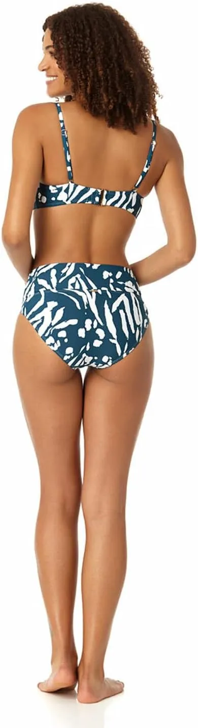 Anne Cole - Women's V Wire Underwire Bikini Swim Top Multi / 34B/32C