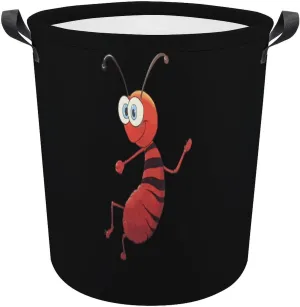 Ant Laundry Basket Collapsible Laundry Hamper Dirty Clothes Storage Bag for Bathroom College Dorm Large Size