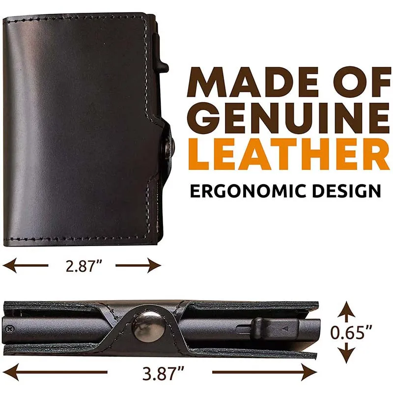 Anti-Lost Multi-Card Slot Credit Card Wallet
