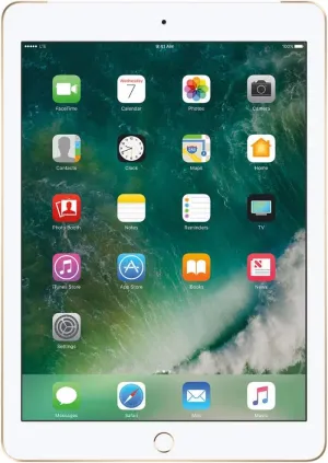 Apple iPad with WiFi (2017 Model) (Gold 32gb)(Refurbished)