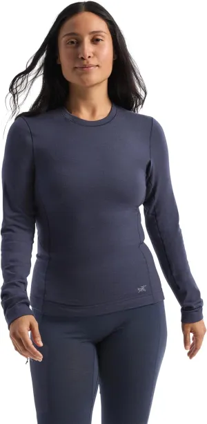 Arc'teryx Satoro Merino Wool Crew Neck LS Women's | Lightweight Merino-Blend Base Layer - Redesign