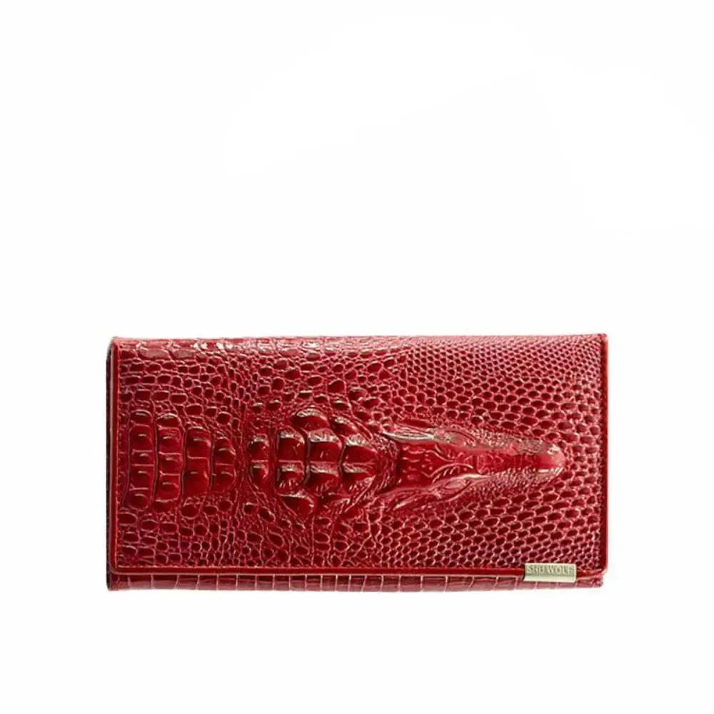 Arden Elegant Croc-Embossed RFID Wallet