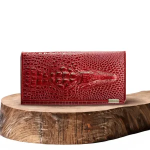 Arden Elegant Croc-Embossed RFID Wallet
