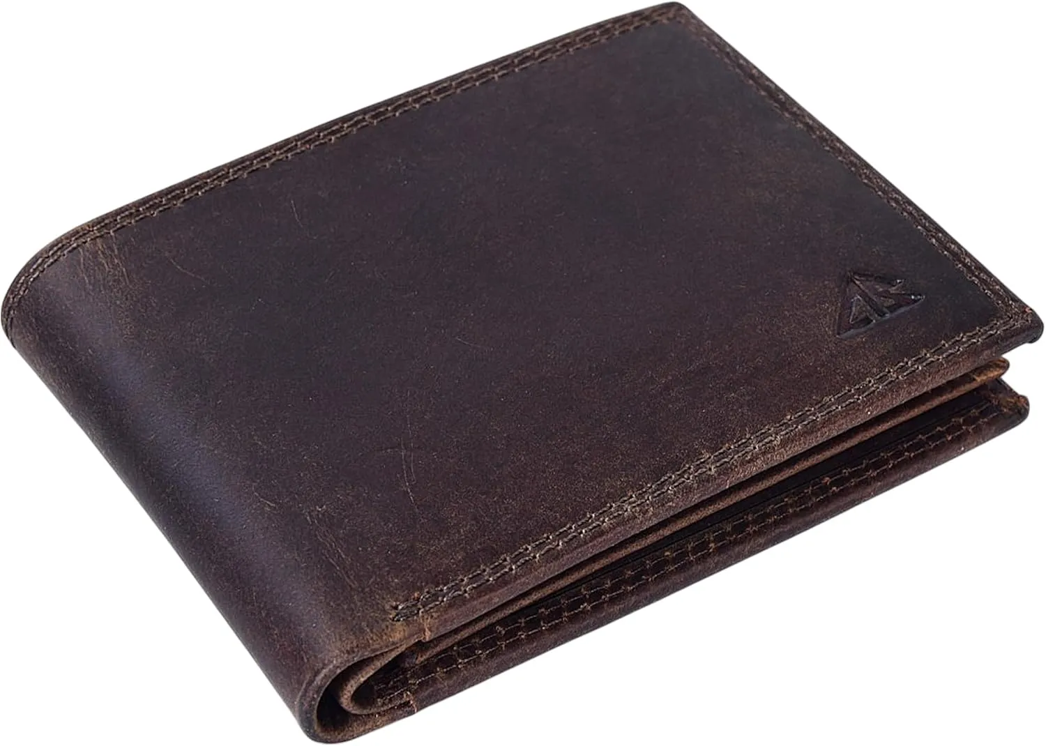 ASAD Genuine Leather Wallet for Men | Slim, Stylish, and Durable Genuine Leather Double Stitched RFID Blocking Bifold Stylish | Bifold Wallet With 8 Card Slot | Gift for Him | Crazy horse