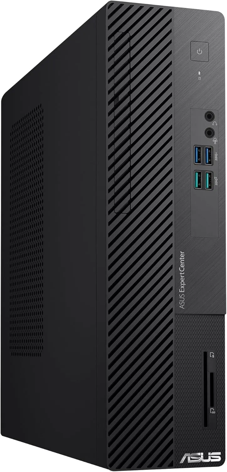 ASUS ExpertCenter D5 Small Form Factor Desktop PC, Intel Core i5-13400, 8GB DDR4 RAM, 512GB PCIe SSD, Windows 11 Pro, Black, D500SE -XS502
