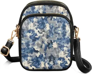 Attractive Print Womens Crossbody Bag with Strap Pockets Zipper for Travel Everyday Use
