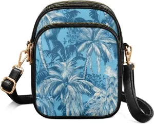 Attractive Print Womens Crossbody Bag with Strap Pockets Zipper for Travel Everyday Use